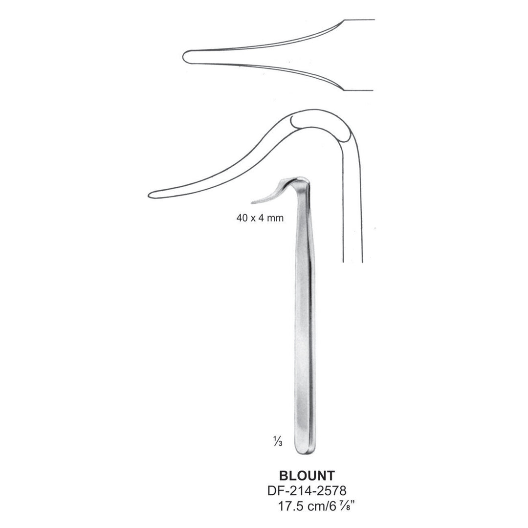 Blount Bone Lever, 17.5Cm, 40X4mm (DF-214-2578) by Dr. Frigz