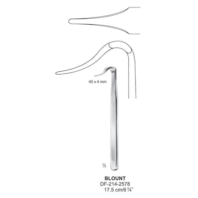 Blount Bone Lever, 17.5Cm, 40X4mm (DF-214-2578) by Dr. Frigz
