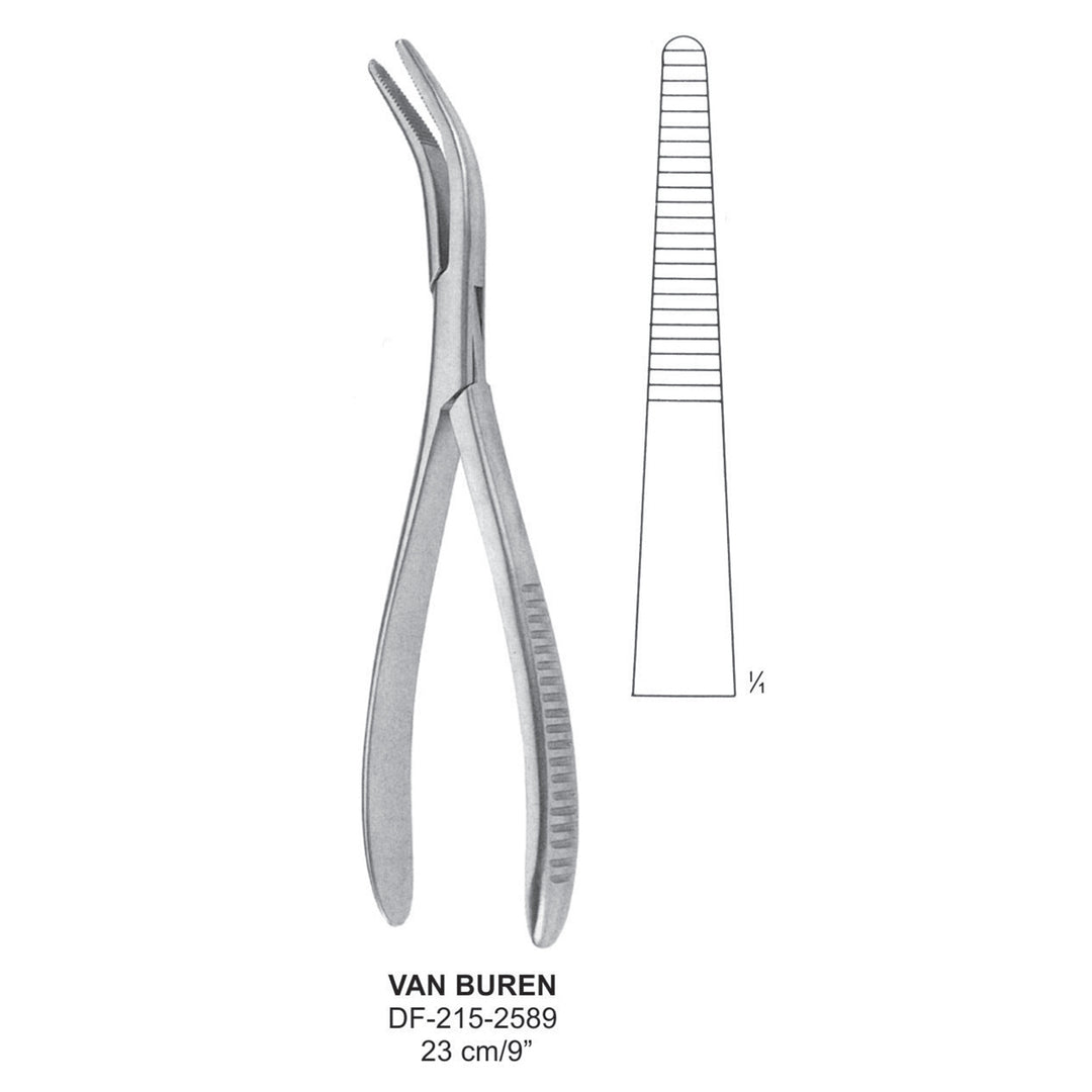 Van Buren Bone Holding Forceps 23cm  (DF-215-2589) by Dr. Frigz