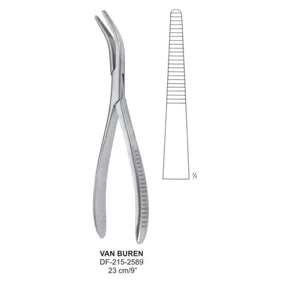 Van Buren Bone Holding Forceps 23cm  (DF-215-2589) by Dr. Frigz