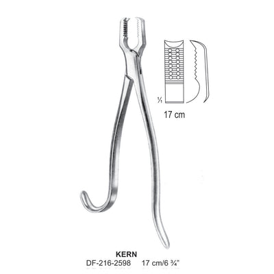Kern Bone Holding Forceps Without Ratchet 17cm  (DF-216-2598)