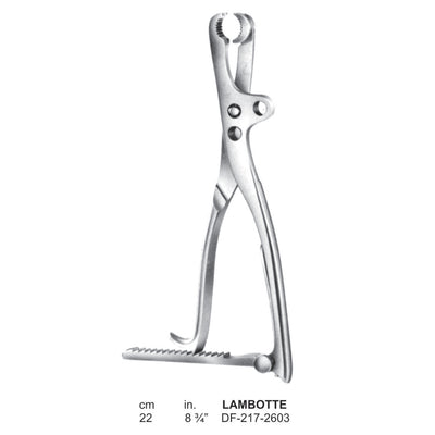 Lambotte Bone Holding Forceps Adjustable 22cm  (DF-217-2603)