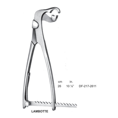 Lambotte Bone Holding Forcep 26 cm  (DF-217-2611) by Dr. Frigz