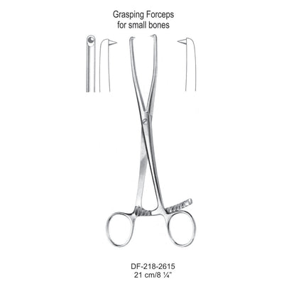 Small-Bone Holding Forceps, 21cm  (DF-218-2615) by Dr. Frigz