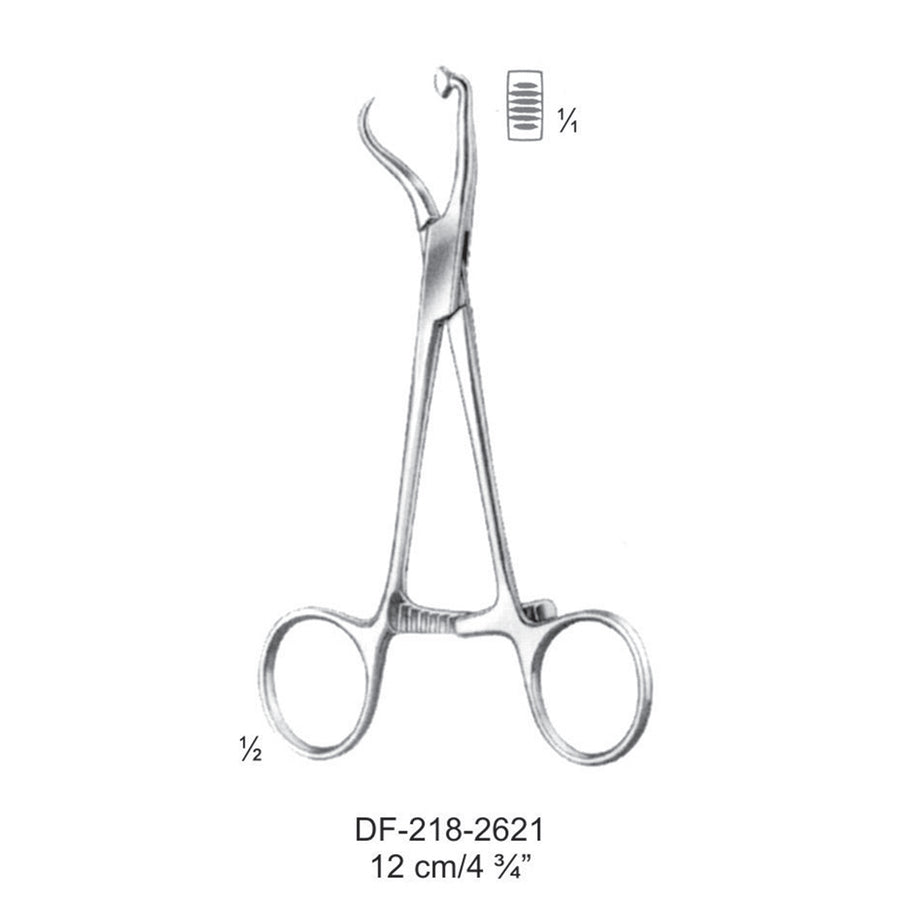 Bone Holding Forceps, 12cm  (DF-218-2621) by Dr. Frigz