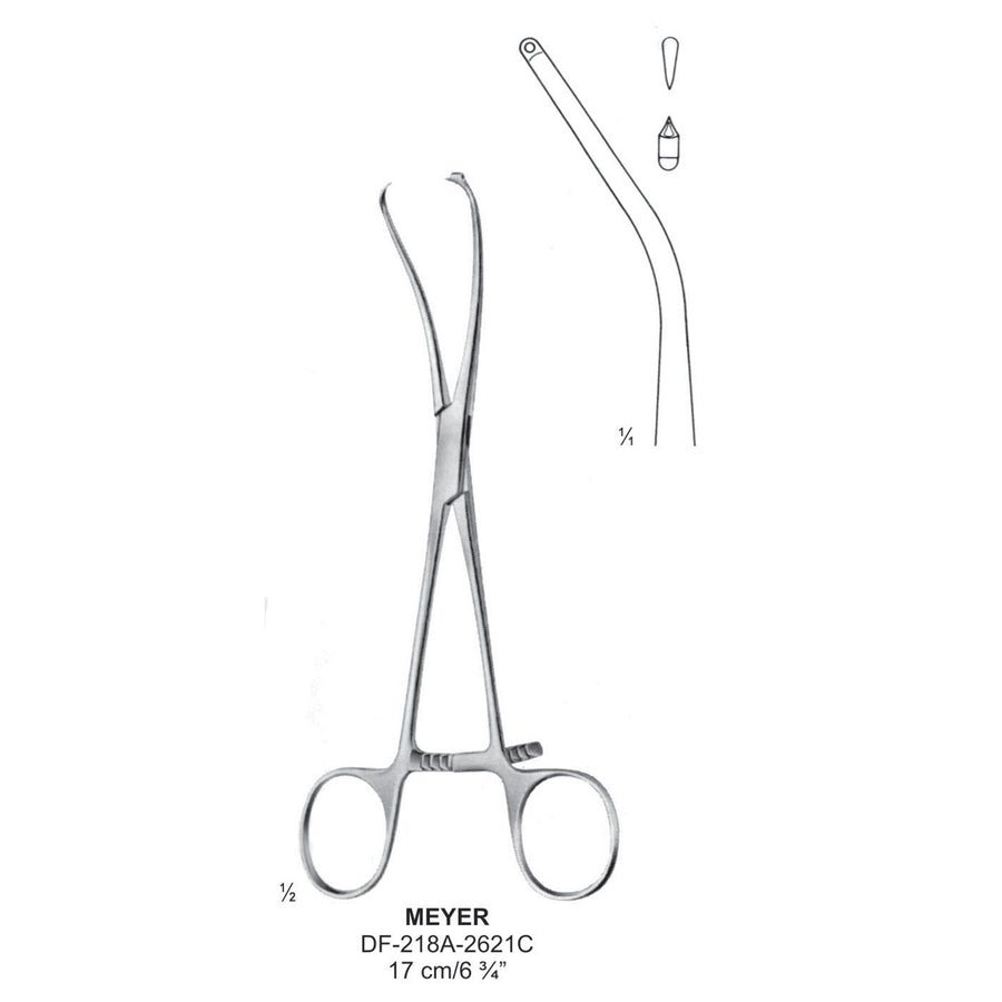 Meyer Reposition Forceps 17cm  (DF-218A-2621C) by Dr. Frigz