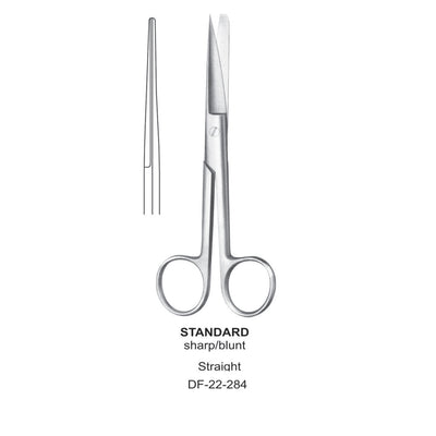 TC Operating Scissors Straight Sharp/Sharp - Medicta Instruments