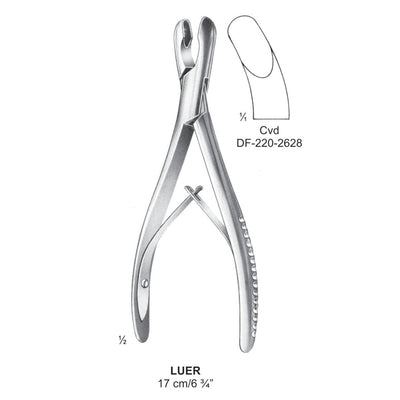 Luer Bone Rongeurs  Curved 17cm  (DF-220-2628)