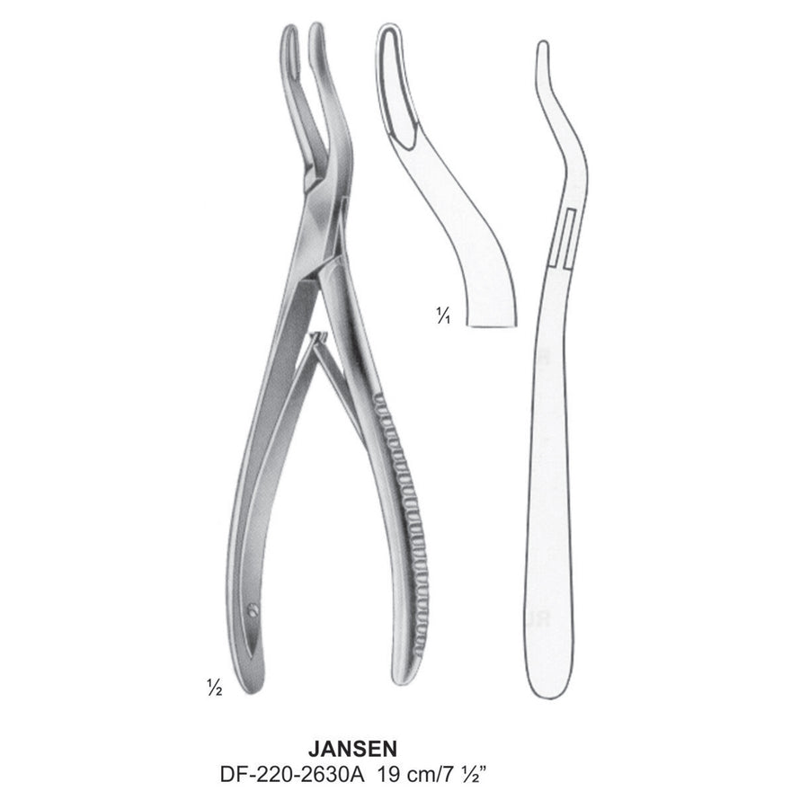 Jansen Bone Rongeurs 19cm (DF-220-2630A) by Dr. Frigz