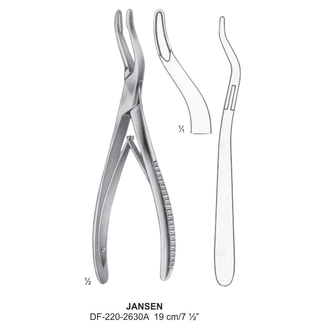 Jansen Bone Rongeurs 19cm (DF-220-2630A) by Dr. Frigz