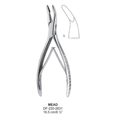 Mead Bone Rongeurs   16.5cm  (DF-220-2631)