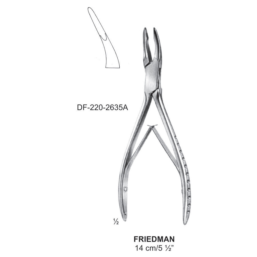 Stellbrink Bone Rongeurs 17.5Cm, Light Curve (DF-220-2635Aa) by Dr. Frigz