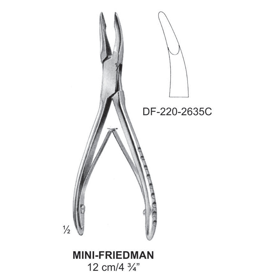 Mini Friedman  Bone Rongeurs 12 cm  (DF-220-2635C) by Dr. Frigz