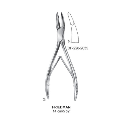 Friedman Bone Rongeurs  14cm  (DF-220-2635) by Dr. Frigz