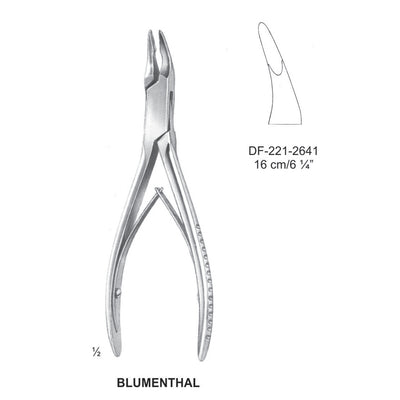 Blumenthal Bone Rongeurs Light Curved 30 Degree, 16cm (DF-221-2641)