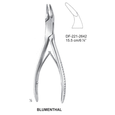 Blumenthal Bone Rongeurs Strong Curved 45 Degree,15.5cm (DF-221-2642)