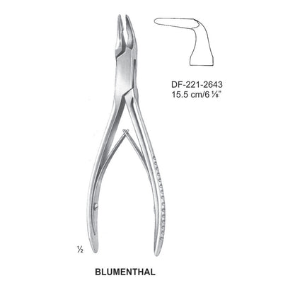 Blumenthal Bone Rongeurs  90 Degrees Angled 15.5cm  (DF-221-2643) by Dr. Frigz