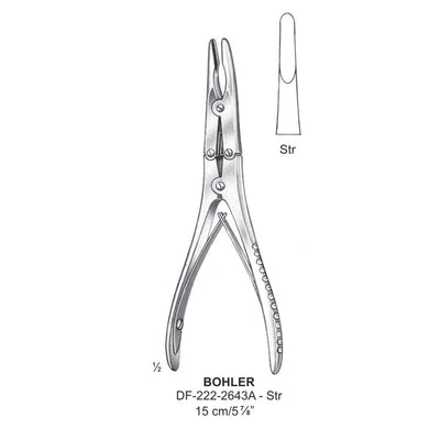 Bohler Bone Rongeurs Straight 15cm (DF-222-2643A)