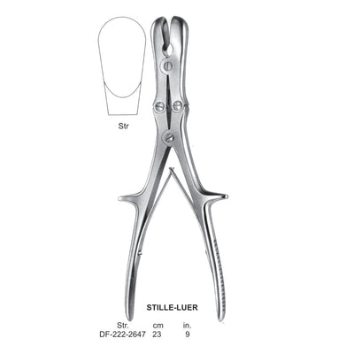 Stille-Luer Bone Rongeurs , 23cm , Straight (DF-222-2647)