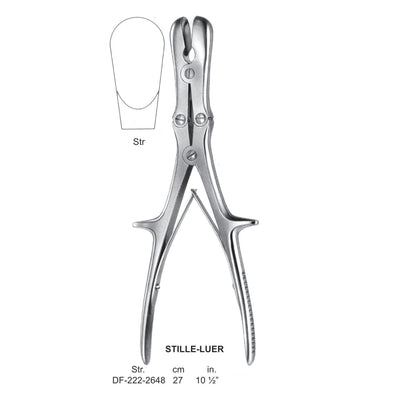 Stille-Luer Bone Rongeurs , 27cm , Straight (DF-222-2648)