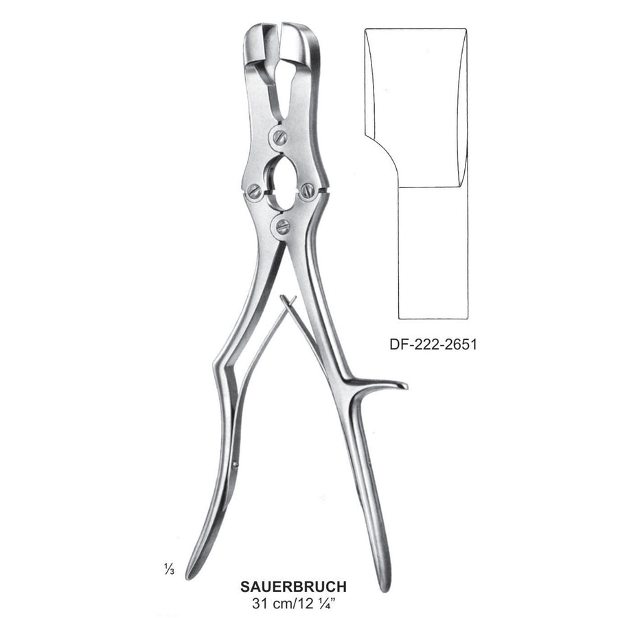 Sauerbruch Bone Rongeurs , 31cm (DF-222-2651) by Dr. Frigz