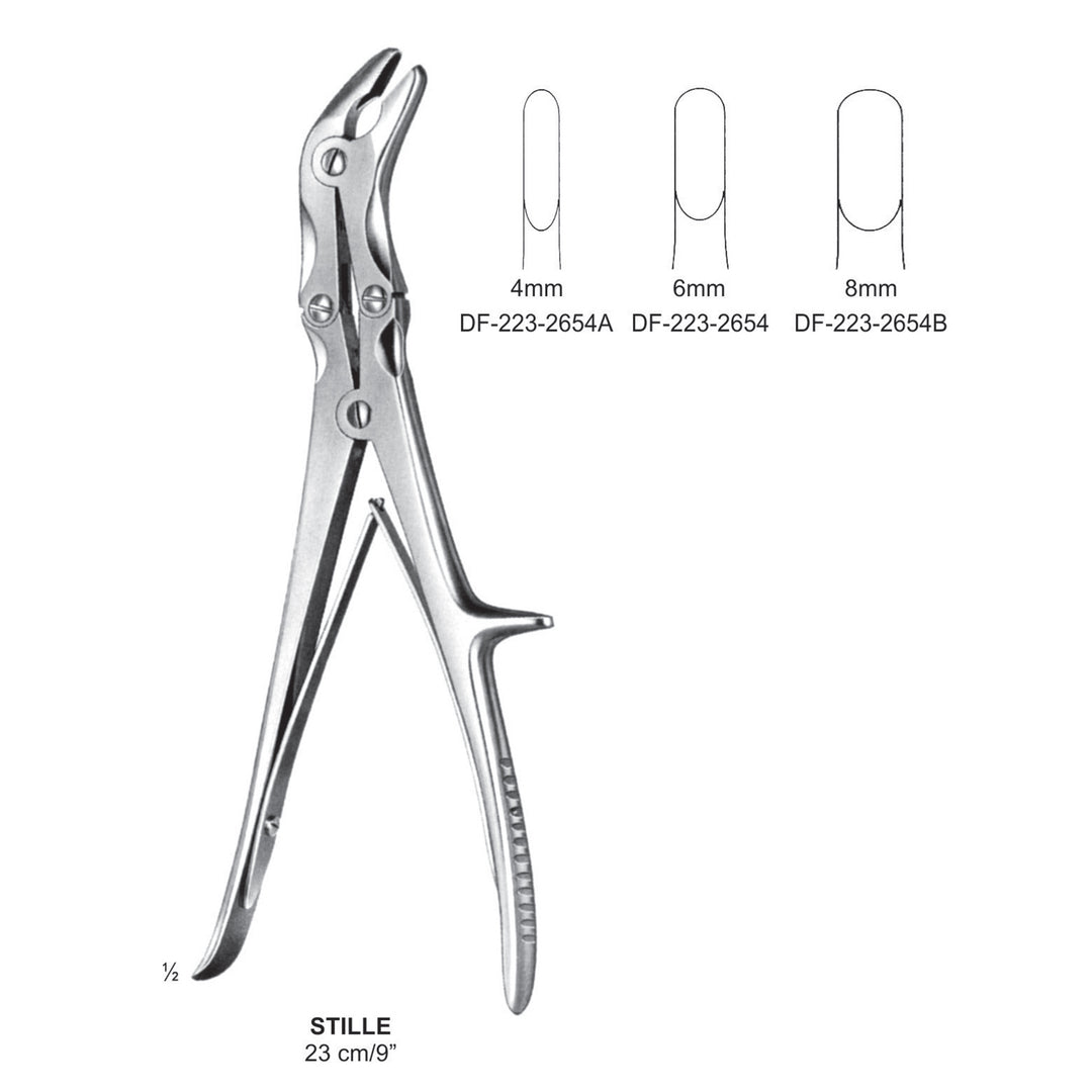 Stille Bone Rongeurs  4mm , 23cm  (DF-223-2654A) by Dr. Frigz