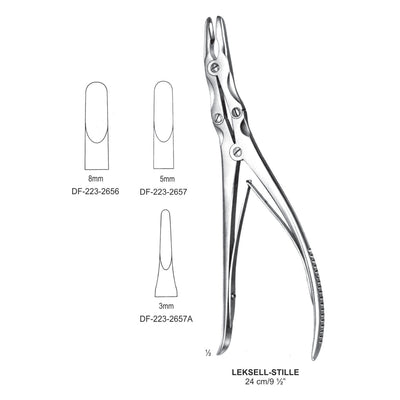 Leksell Stille Bone Rongeurs   8mm , 24cm  (DF-223-2656)