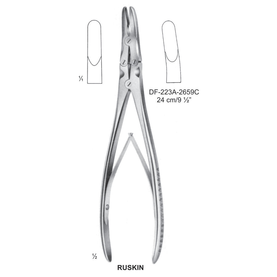 Ruskin Bone Rongeurs 24cm (DF-223A-2659C) by Dr. Frigz