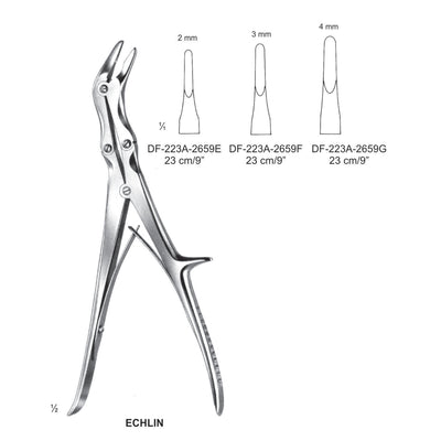 Echlin Bone Rongeurs 23Cm, 3mm (DF-223A-2659F)