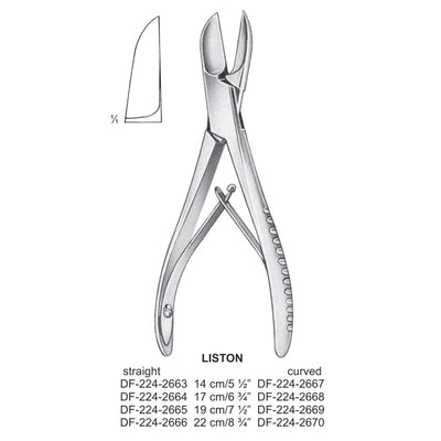 Liston Bone Cutting  Straight 14cm  (DF-224-2663)