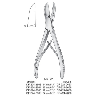 Liston Bone Cutting  Straight 17cm  (DF-224-2664) by Dr. Frigz