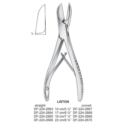 Liston Bone Cutting  Straight 17cm  (DF-224-2664)