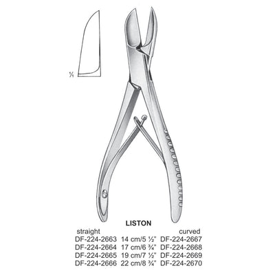 Liston Bone Cutting  Straight 19cm  (DF-224-2665)