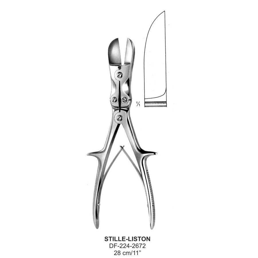 Stille-Liston Bone Cutting  Straight 28cm  (DF-224-2672) by Dr. Frigz