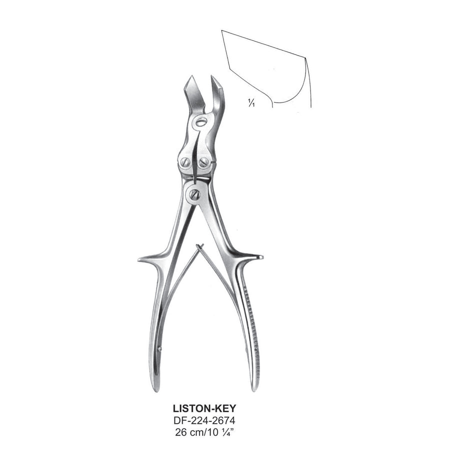 Liston-Key Bone Cutting  26cm (DF-224-2674) by Dr. Frigz