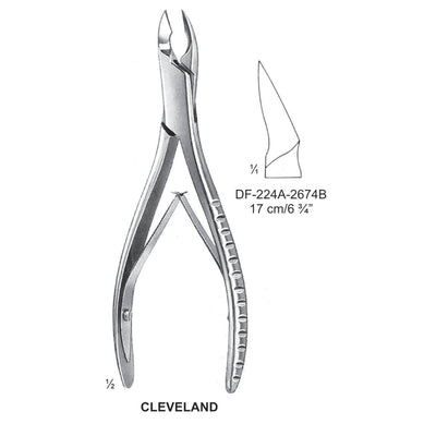 Cleveland Bone Cutting Forceps 17cm (DF-224A-2674B)