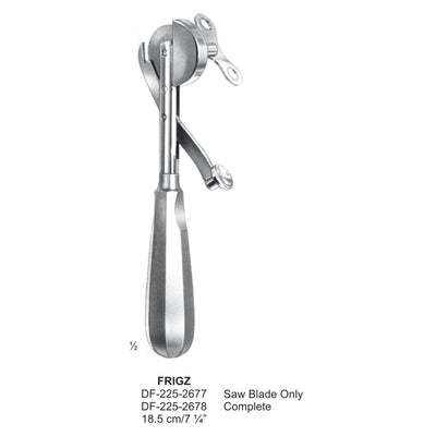 Frigz Finger Ring Saw , 18.5Cm, Complete  (DF-225-2678) by Dr. Frigz