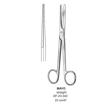 Mayo Operating Scissor, Straight,17cm  (DF-23-342)
