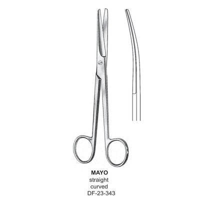 Mayo Operating Scissor, Curved,17cm  (DF-23-343)