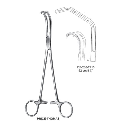 Price-Thomas Bronchus Clamps, 22cm  (DF-230-2715)