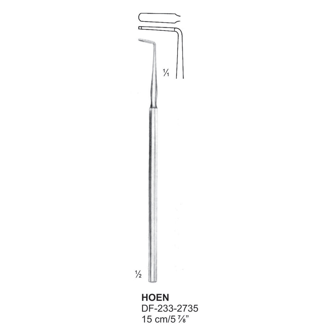 Hoen Dura Dissector, 15Cm, Angled (DF-233-2735) by Dr. Frigz