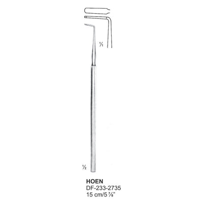 Hoen Dura Dissector, 15Cm, Angled (DF-233-2735) by Dr. Frigz