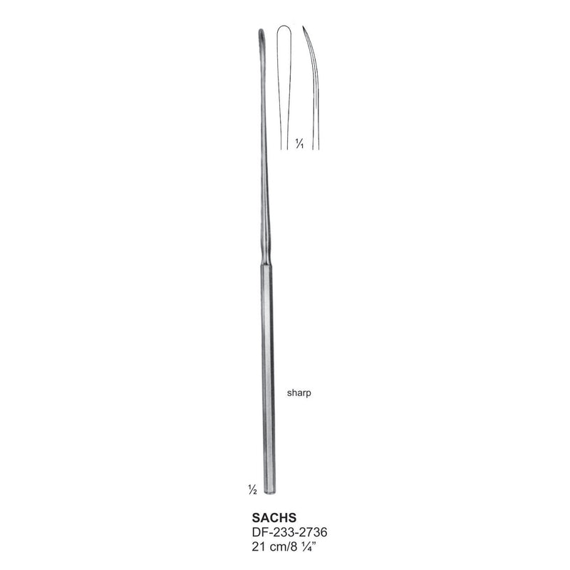 Sachs Dura Dissector, 21cm (DF-233-2736) by Dr. Frigz