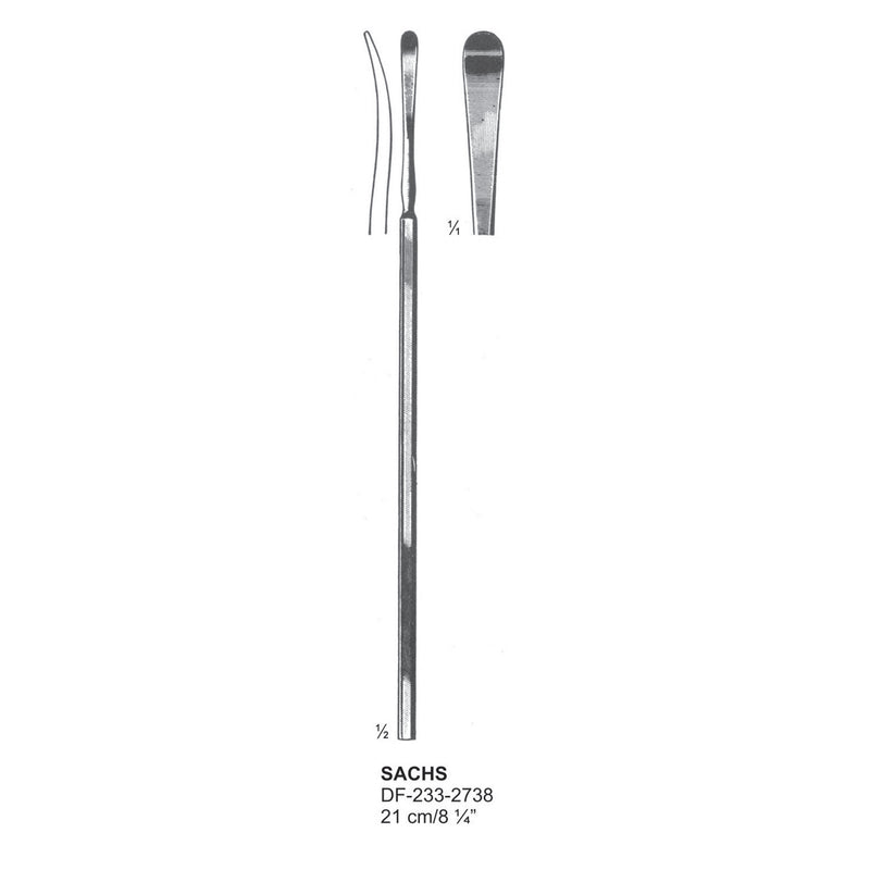 Sachs Dura Dissector, 21cm (DF-233-2738) by Dr. Frigz