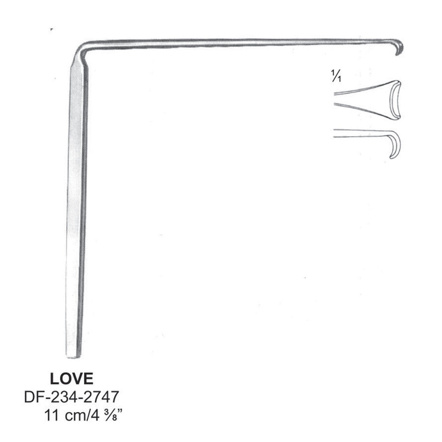 Love Nerve Root Retractors, 11cm (DF-234-2747) by Dr. Frigz