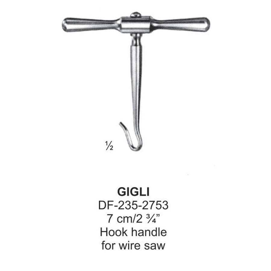 Hook Handle For Wire Saw, 7cm (DF-235-2753) by Dr. Frigz