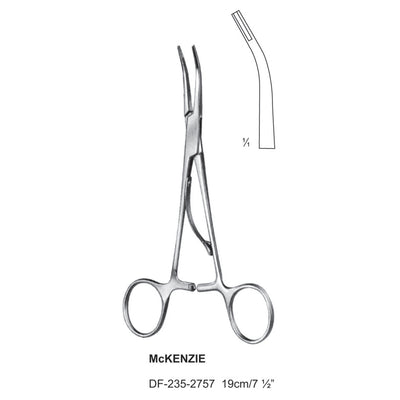 Mckenzie Clip Applying Forceps, 19cm  (DF-235-2757)