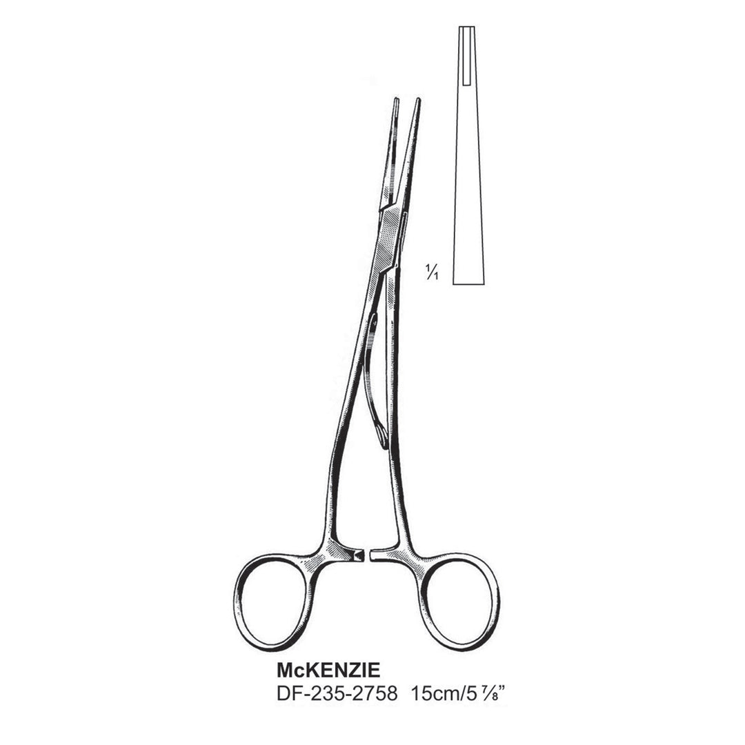 Mckenzie Clip Applying Forceps, 15cm  (DF-235-2758) by Dr. Frigz