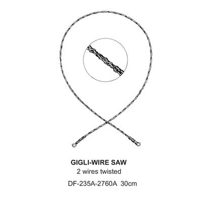 Gigli-Wire Saw, 2 Wire Twisted, 30cm  (DF-235A-2760A)