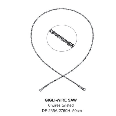 Gigli-Wire Saw, 6 Wire Twisted, 50cm (DF-235A-2760H)